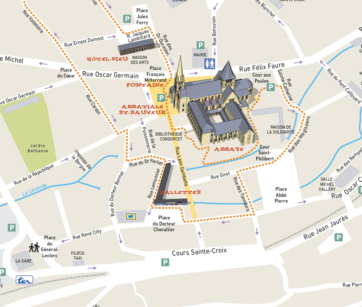 Parcours d'abbaye - Ville de Montivilliers