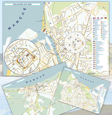 Plans des stations - Boulonnais côte d'Opale