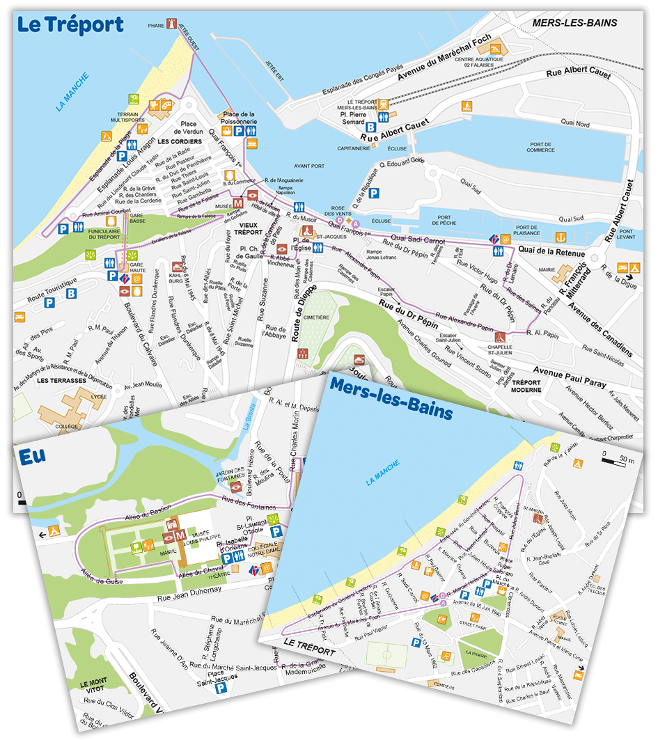 Plans des stations - villes sœurs