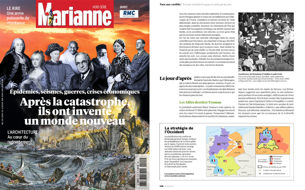 Dossier crise - Marianne - EdiCarto - agence de cartographie spécialisée - Edition - Revue Magazine
