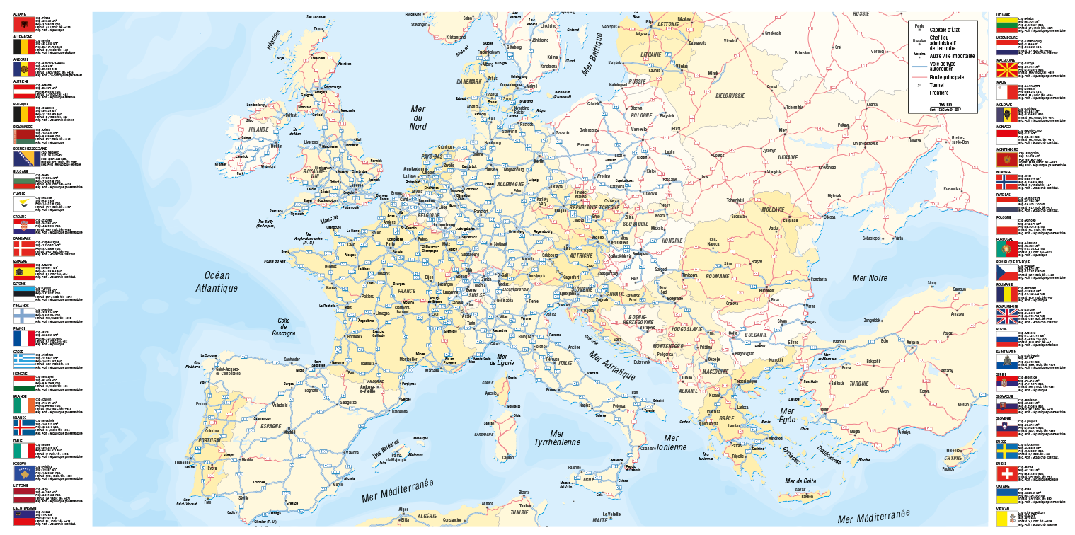 Europe calendrier - EdiCarto - agence de cartographie spécialisée - Communication - agenda et calendrier