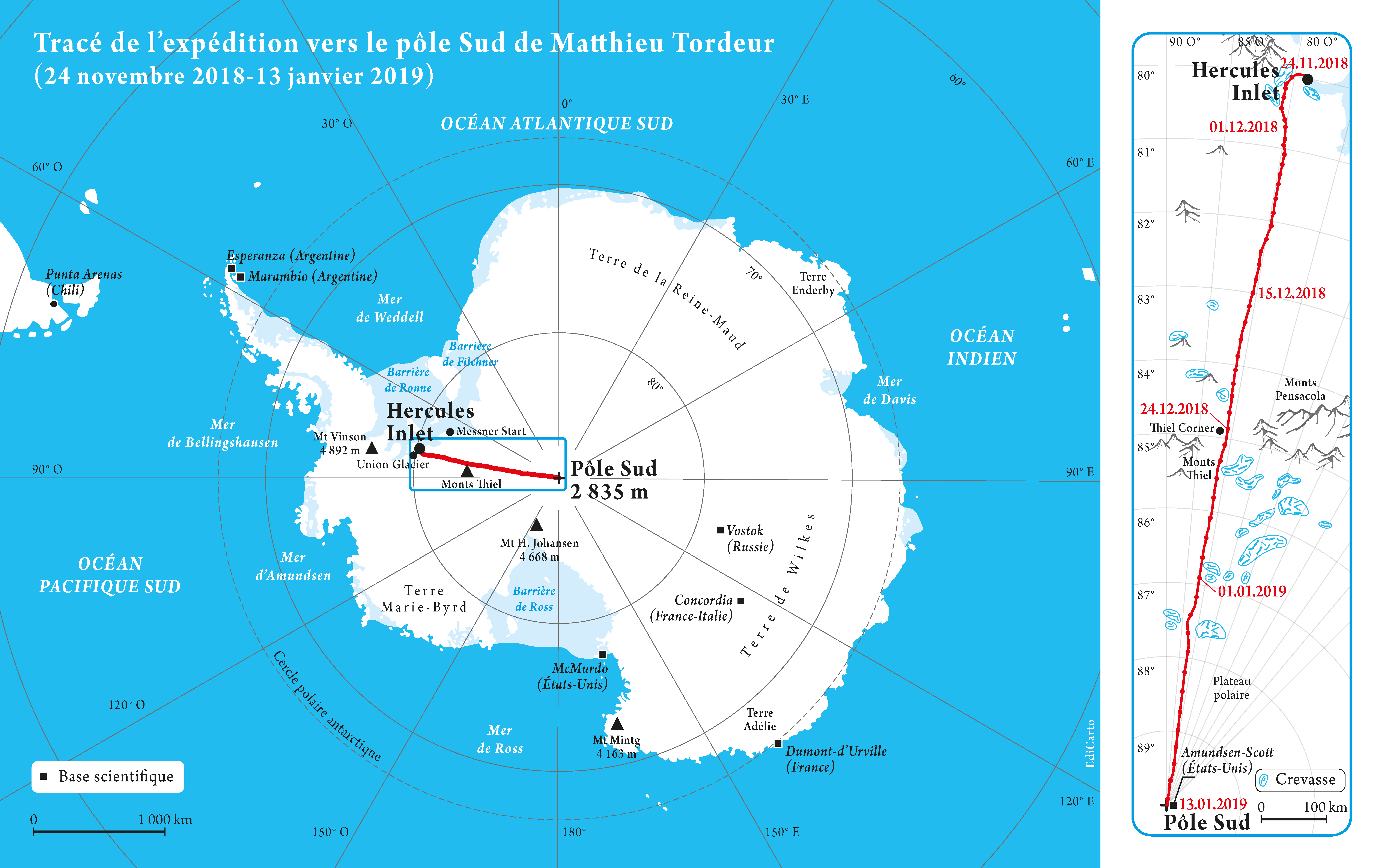 Expédition Antarctique - Laffont - EdiCarto - agence de cartographie spécialisée - Edition - Beaux-livres Voyage