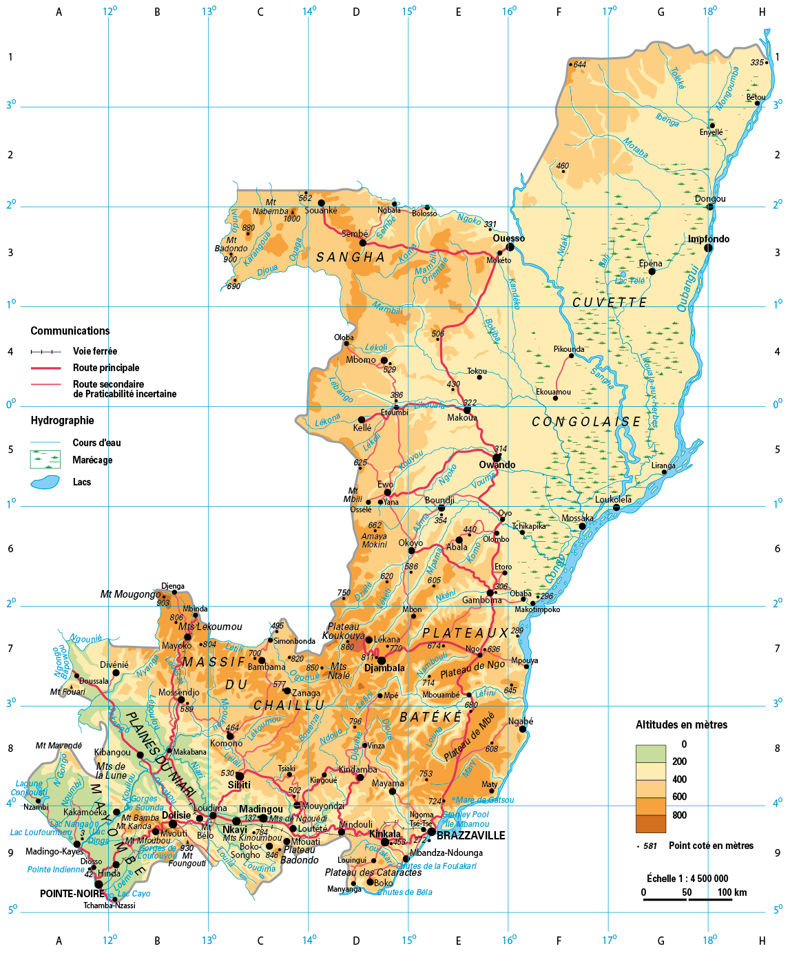 Atlas du Congo - Editions du Jaguar - EdiCarto - Agence de cartographie spécialisée - Edition - Atlas