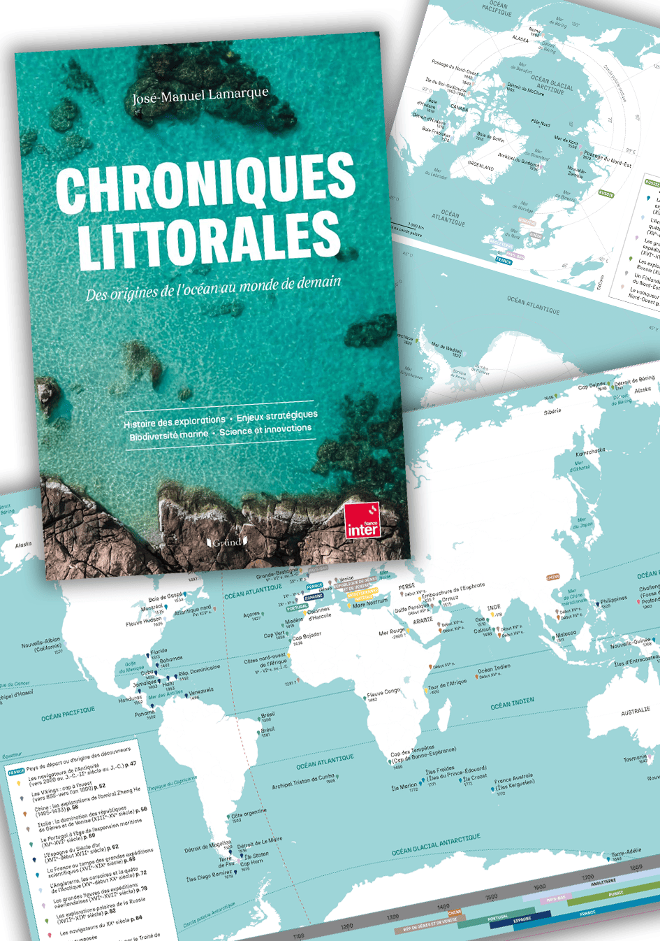 Chroniques littorales, France Inter, Editions Gründ