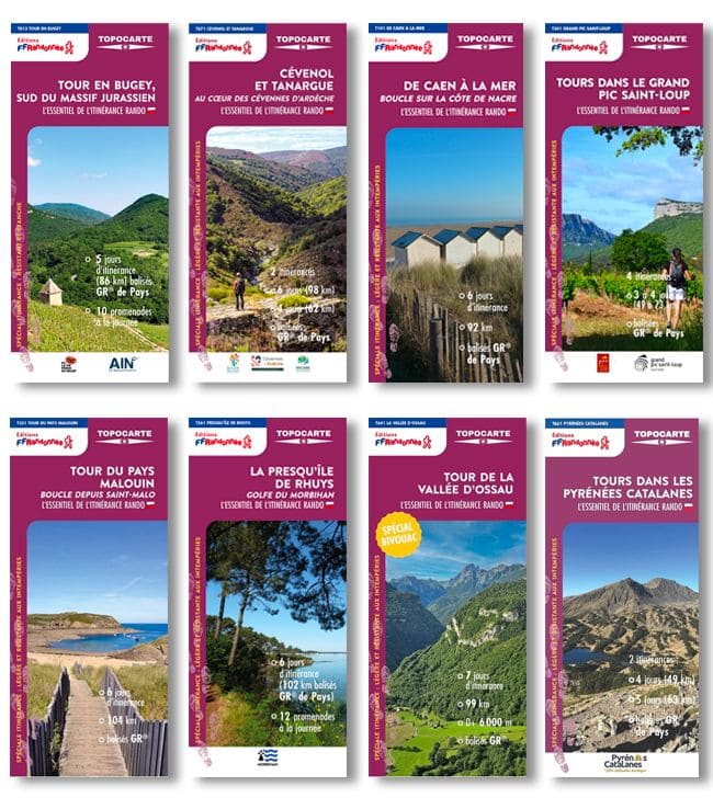 Collection des Topocartes, Fédération Française de Randonnée Pédestre FFRP